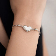 Pulsera Corazón Chunky Esferas