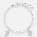 Pulsera Corazones Circones 17 cm