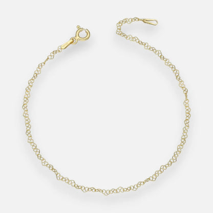 Pulsera Corazones Entrelazados