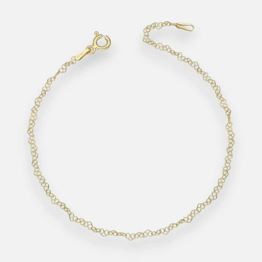 Pulsera Corazones Entrelazados