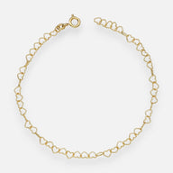 Pulsera Corazones Entrelazados