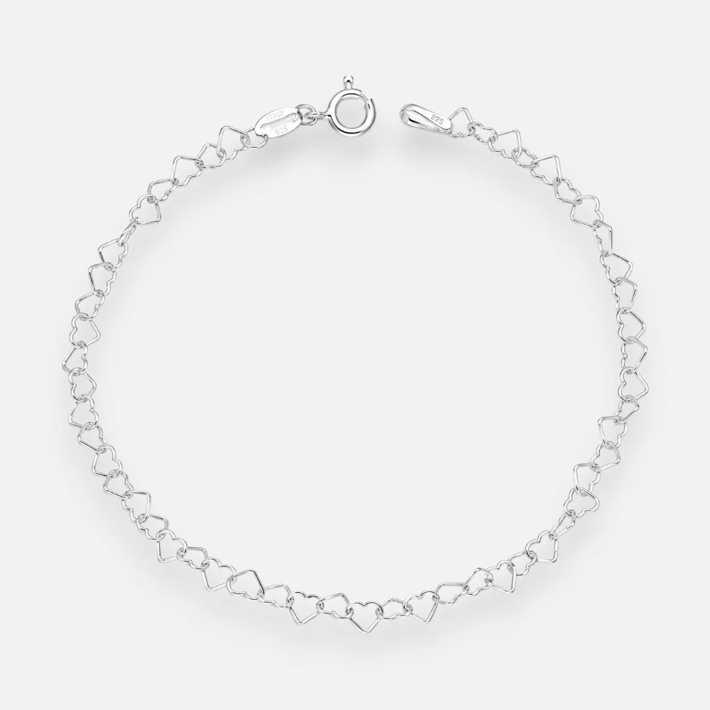 Pulsera Corazones Entrelazados