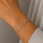 Pulsera Corazones Entrelazados