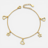 Pulsera Corazones Estrellas