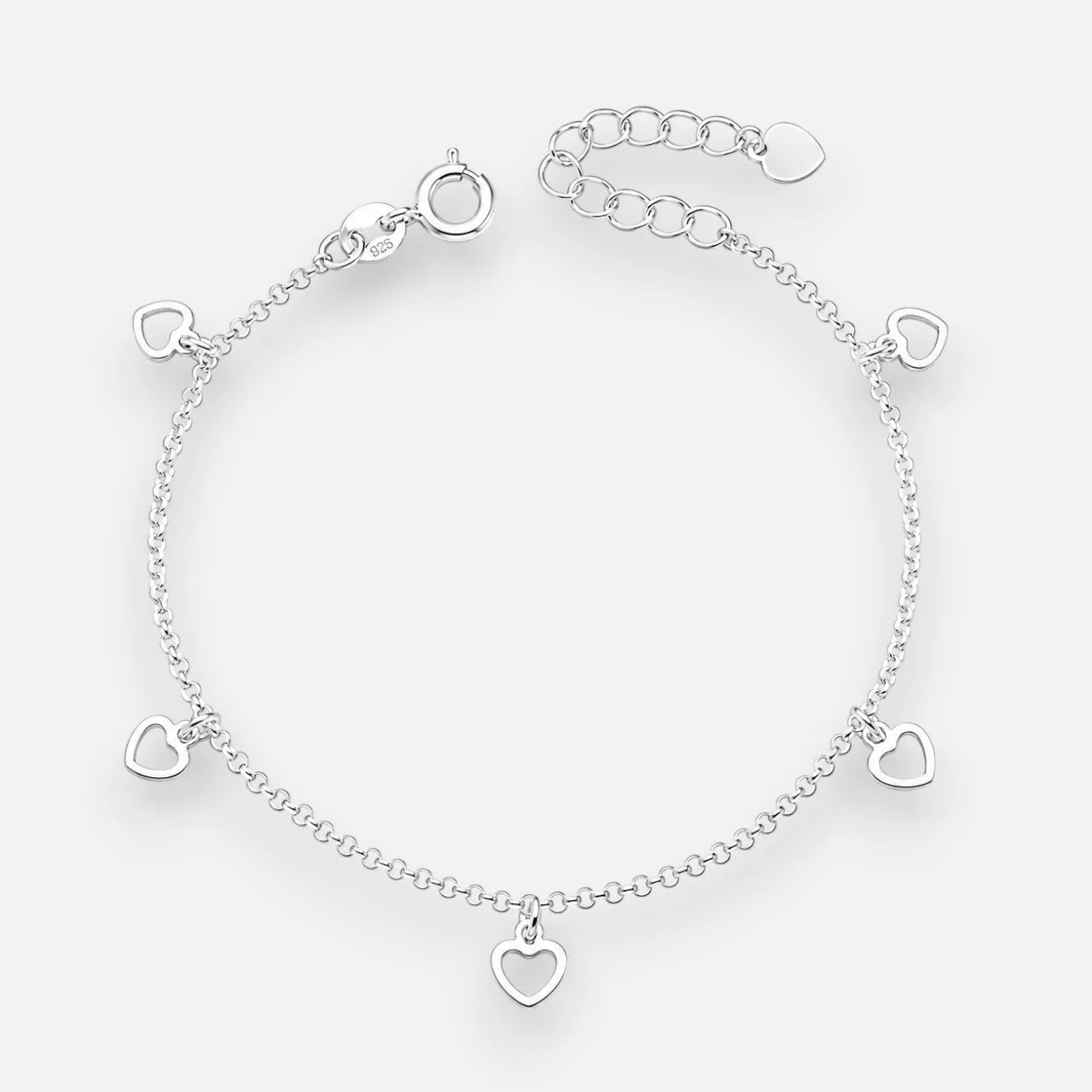 Pulsera Corazones P59PPS-005