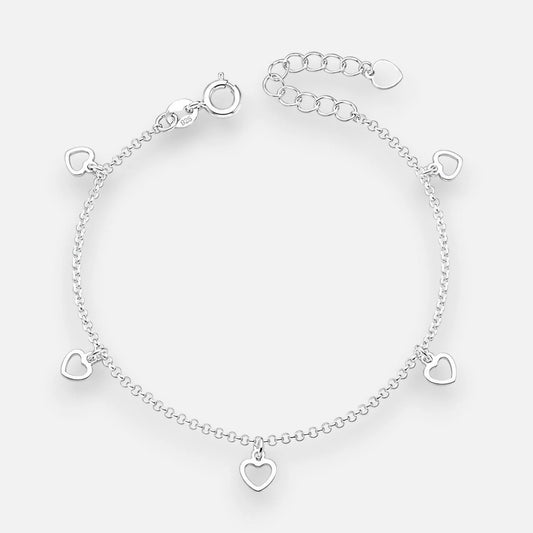Pulsera Corazones P59PPS-005