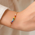 Pulsera 7 Chakras Hecho con Cristal Swarovski