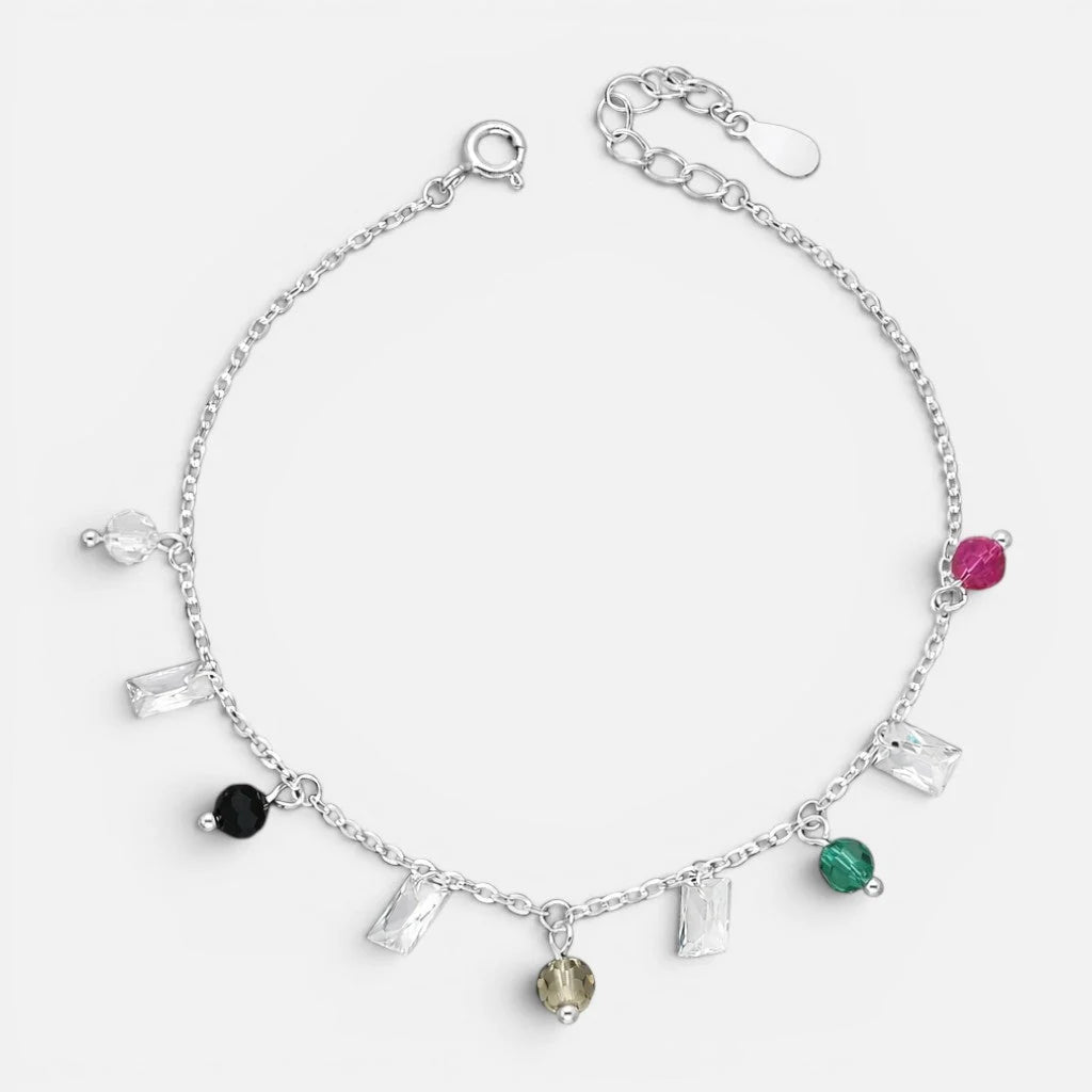 Pulsera Cristales Hecho con Swarovski Multicolor