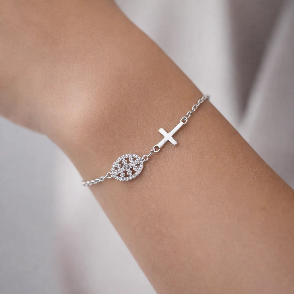 Pulsera Cruz Caravaca Circones