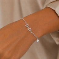 Pulsera Desigual Eslabones Estrellas