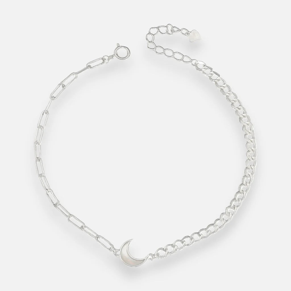Pulsera Desigual Media Luna Ópalo Blanco
