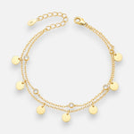 Pulsera Doble Monedas Circones