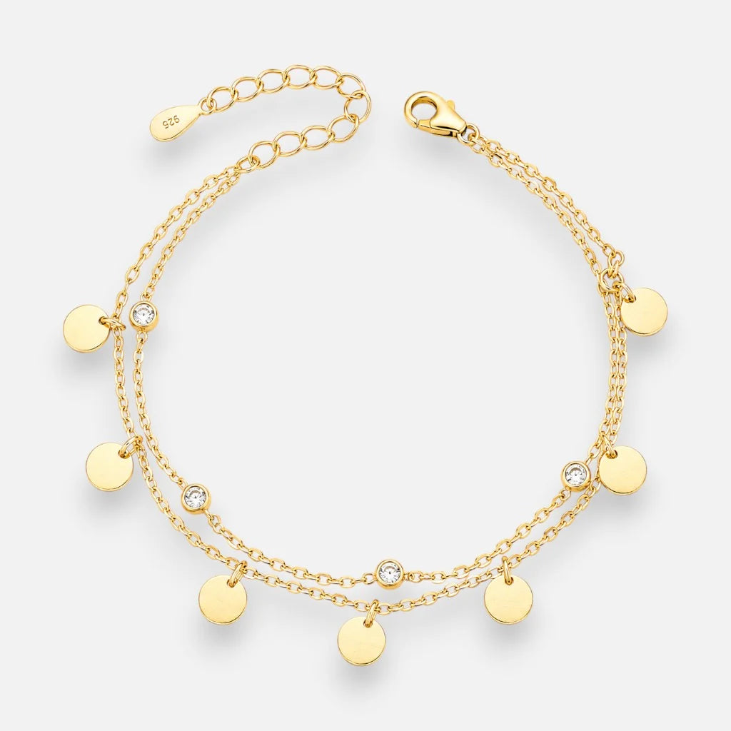 Pulsera Doble Monedas Circones