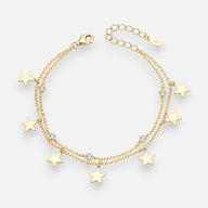 Pulsera Doble Estrellas Circones