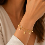 Pulsera Doble Estrellas Circones