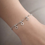 Pulsera Esferas Corazones