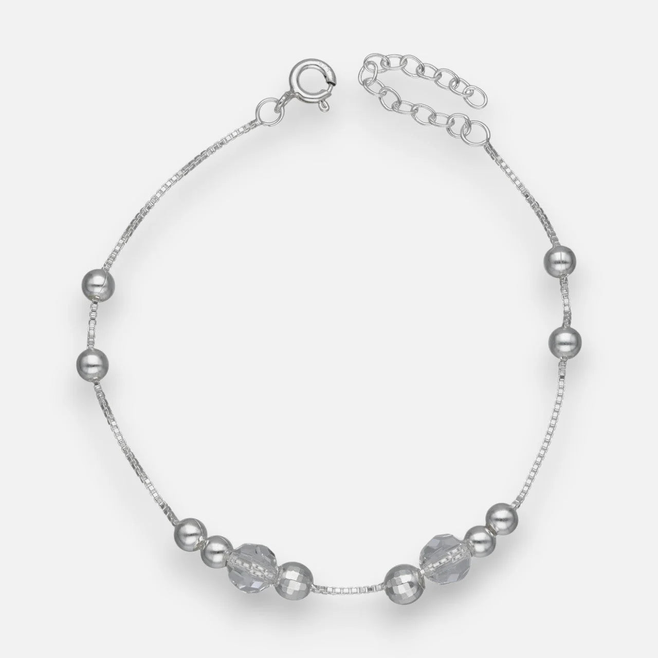Pulsera Esferas Cristal Hecho con Swarovski