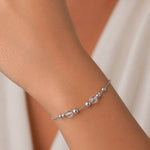 Pulsera Esferas Cristal Hecho con Swarovski