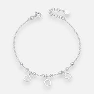 Pulsera Esferas Flores