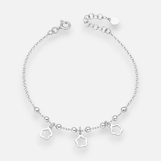 Pulsera Esferas Flores