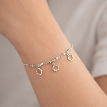 Pulsera Esferas Flores