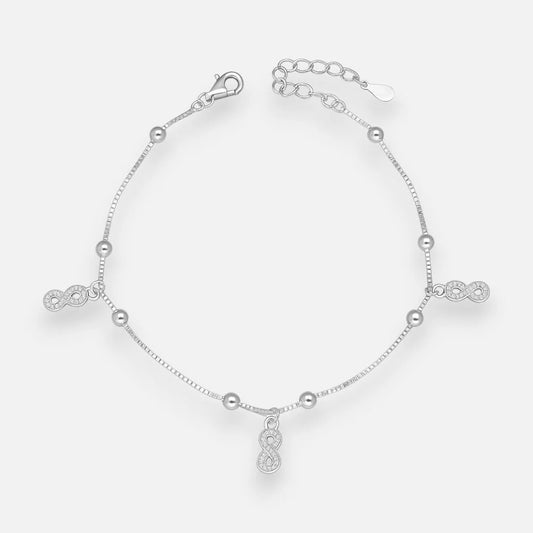 Pulsera Esferas Infinitos Circones