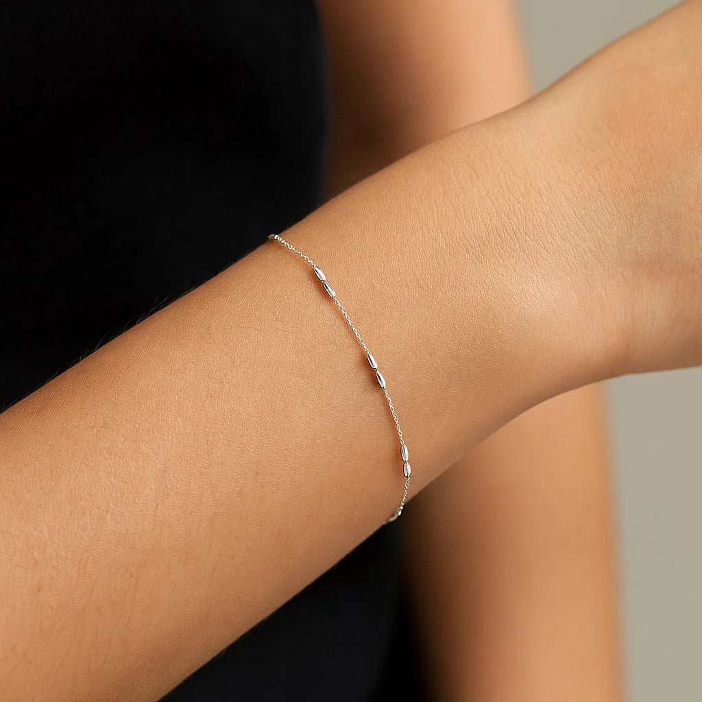 Pulsera Esferas y Óvalos