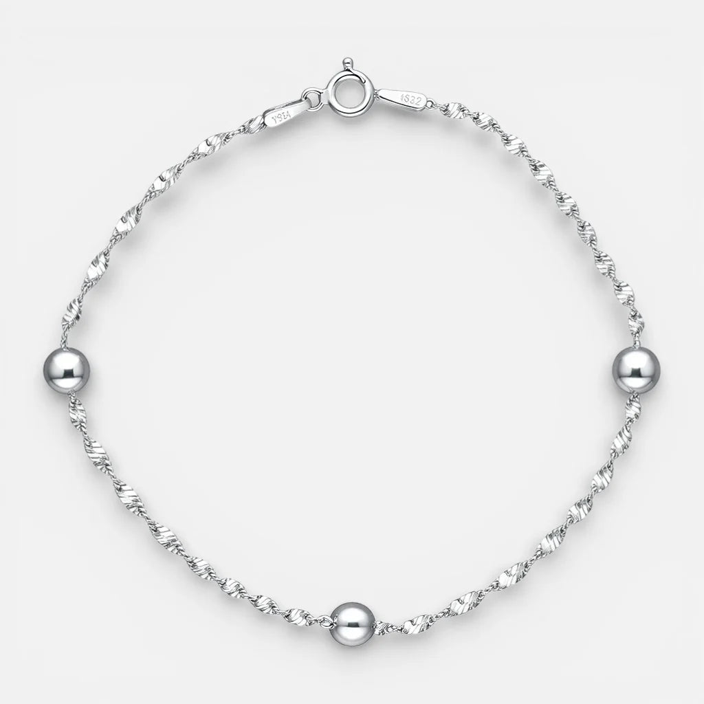 Pulsera Espiral Esferas