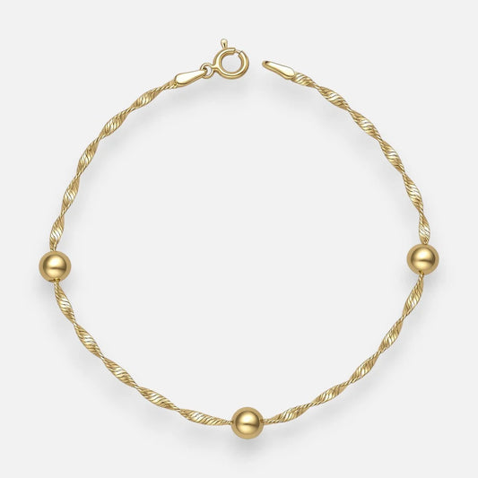 Pulsera Espiral Esferas