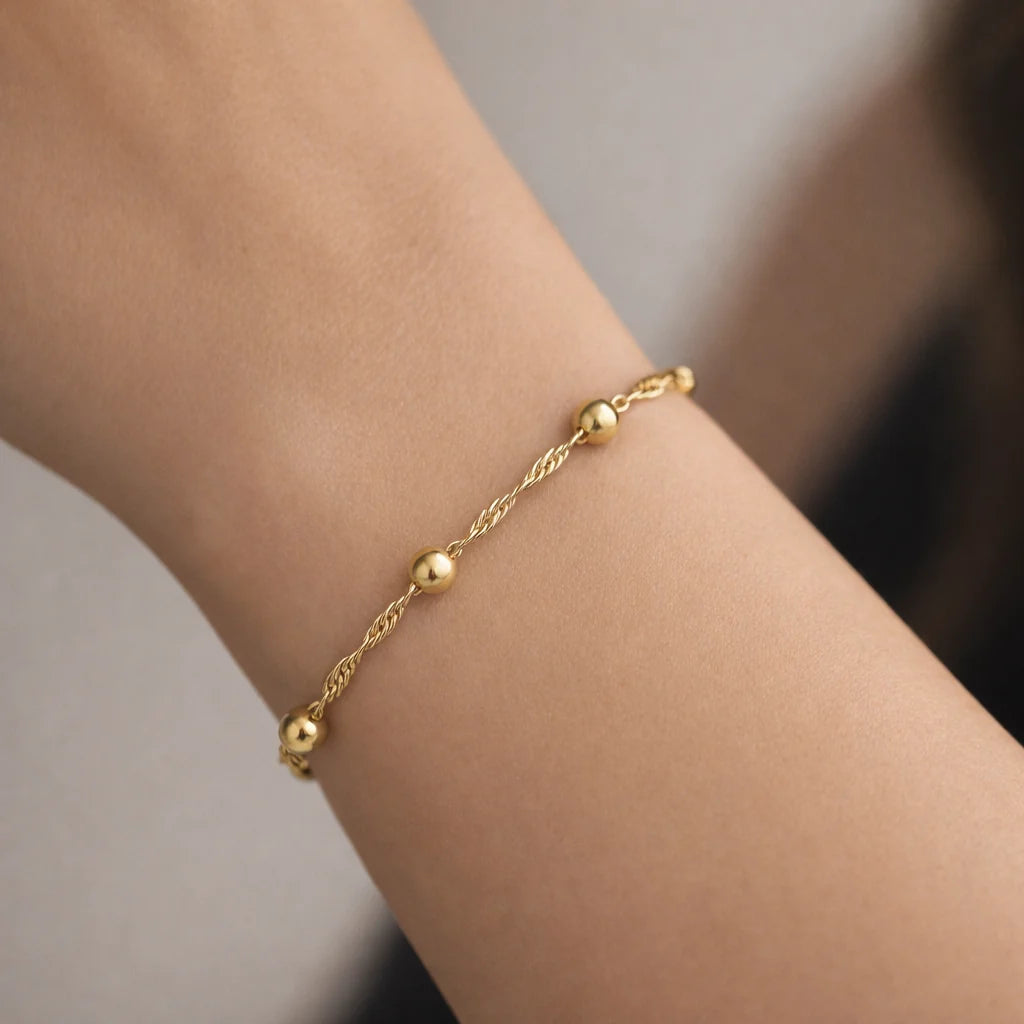 Pulsera Espiral Esferas