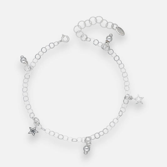 Tobillera Círculos Estrellas Esferas