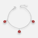 Pulsera Flores Esmaltadas