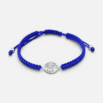 Pulsera Hilo Azul Ajustable Ojo de Horus