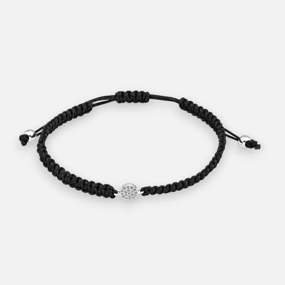 Pulsera Hilo Negro Ajustable Circones