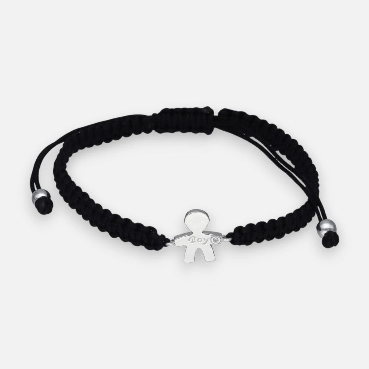 Pulsera Hilo Negro Ajustable Niño