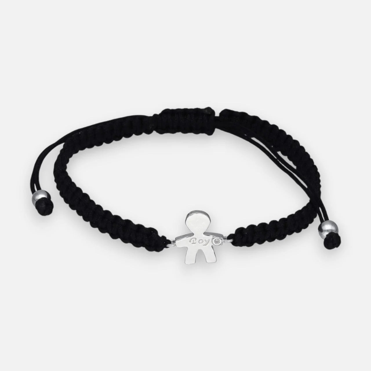 Pulsera Hilo Negro Ajustable Niño