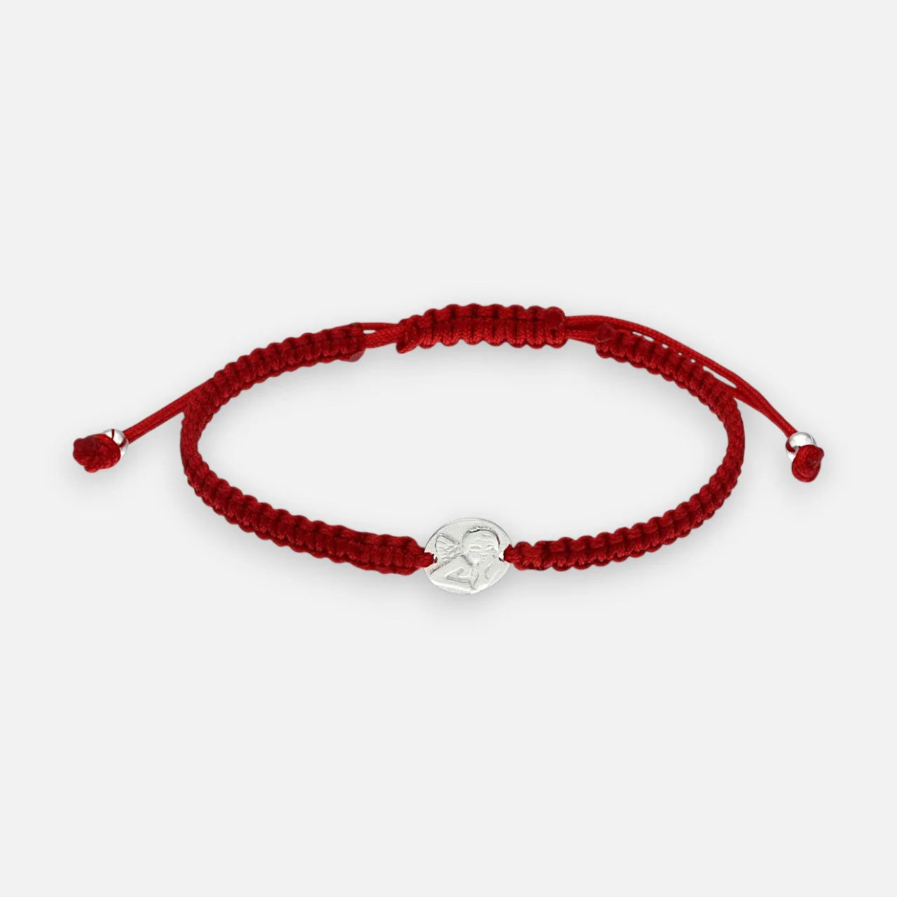 Pulsera Hilo Rojo Ajustable Ángel de la Guarda