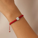 Pulsera Hilo Rojo Ajustable Ángel de la Guarda