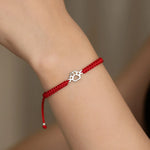 Pulsera Hilo Rojo Ajustable Patita