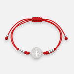 Pulsera Hilo Rojo Ajustable San Benito Abad