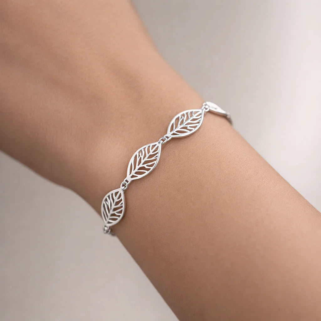 Pulsera Líneas de Hojas