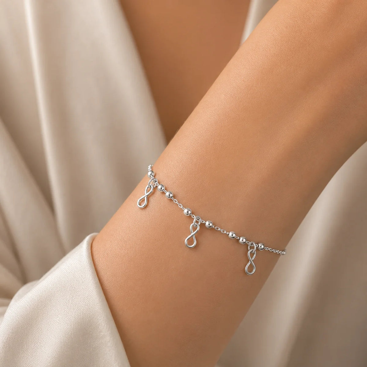 Pulsera Infinito Esferas