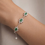 Pulsera Lady Circones Esmeralda AH8973-0