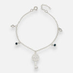 Pulsera Llave Mandala Circones Zafiro