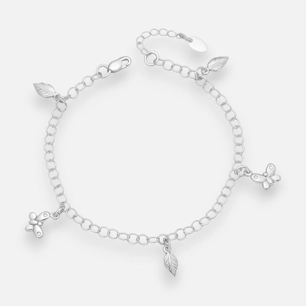 Pulsera Mariposas Hojas