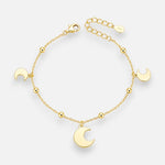 Pulsera Media Luna Esferas
