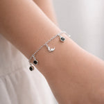 Pulsera Rolo Media Luna Circones Ónix