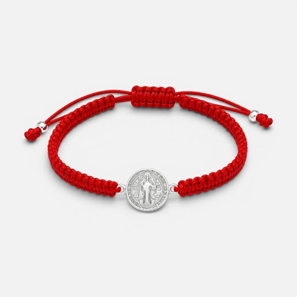 Pulsera Baby Hilo Rojo Ajustable San Benito Abad