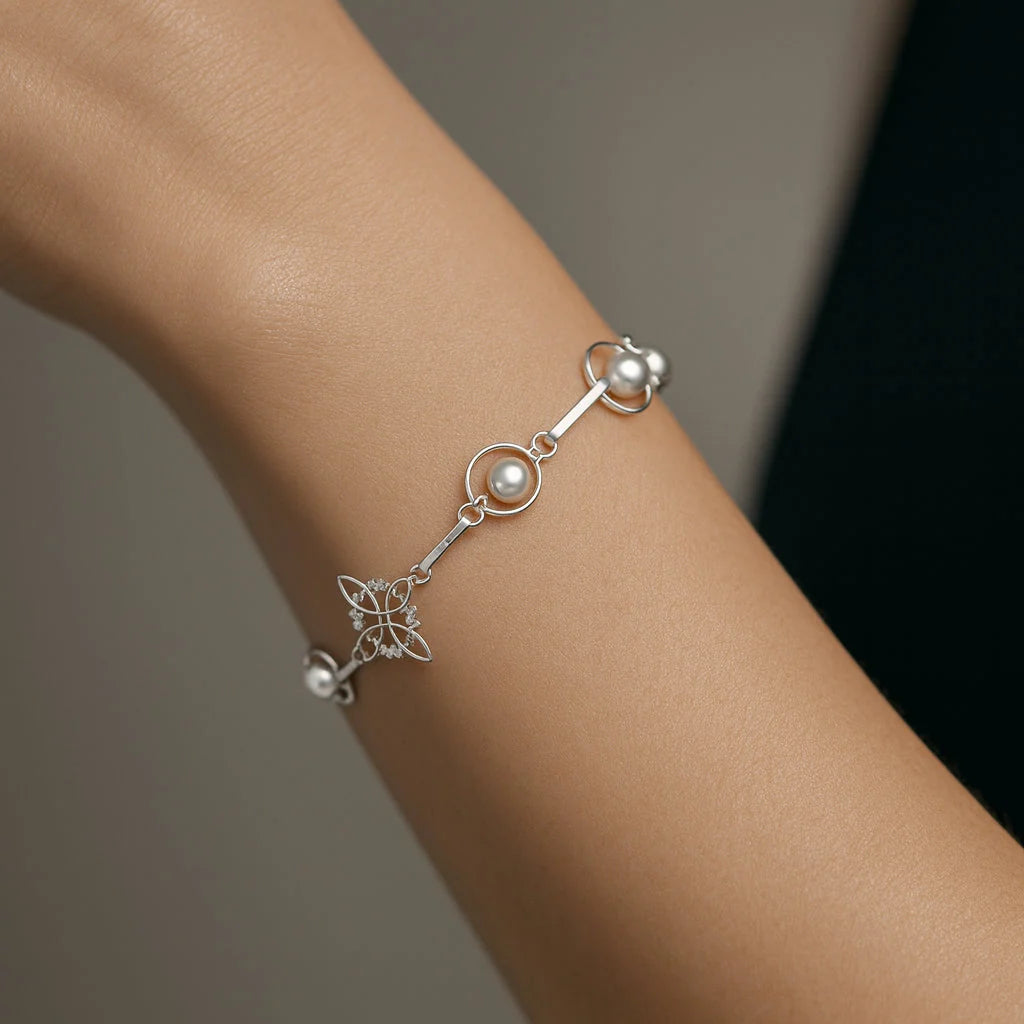 Pulsera Nudo de Brujas Círculos