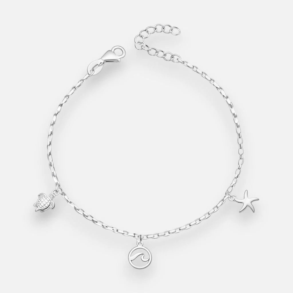 Pulsera Ola Estrella de Mar Tortuga
